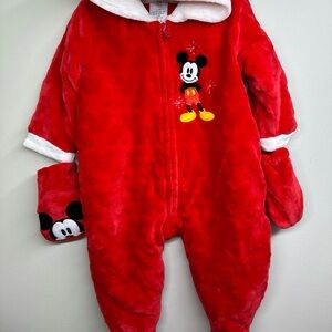 Mickey Footed Bodysuit Sz 12/18M